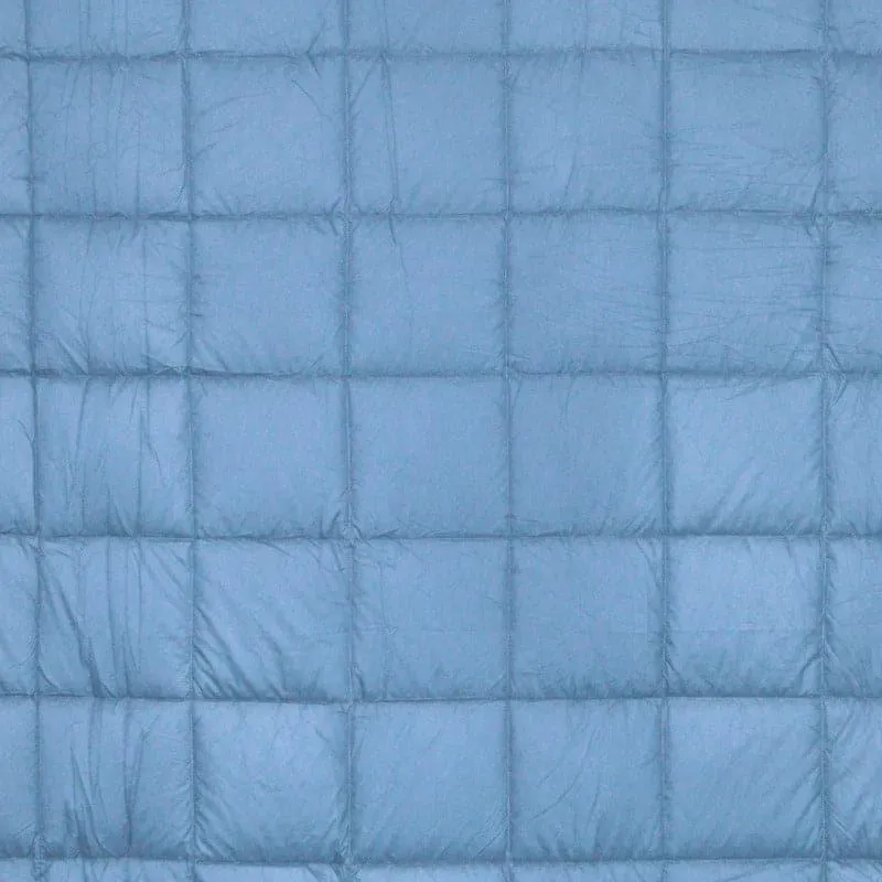 Nova Grided Polyester Comforter (Blue)  - 120 GSM