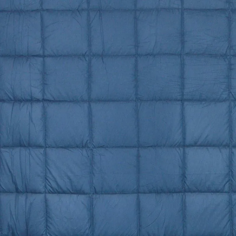 Nova Grided Polyester Comforter (Blue)  - 120 GSM