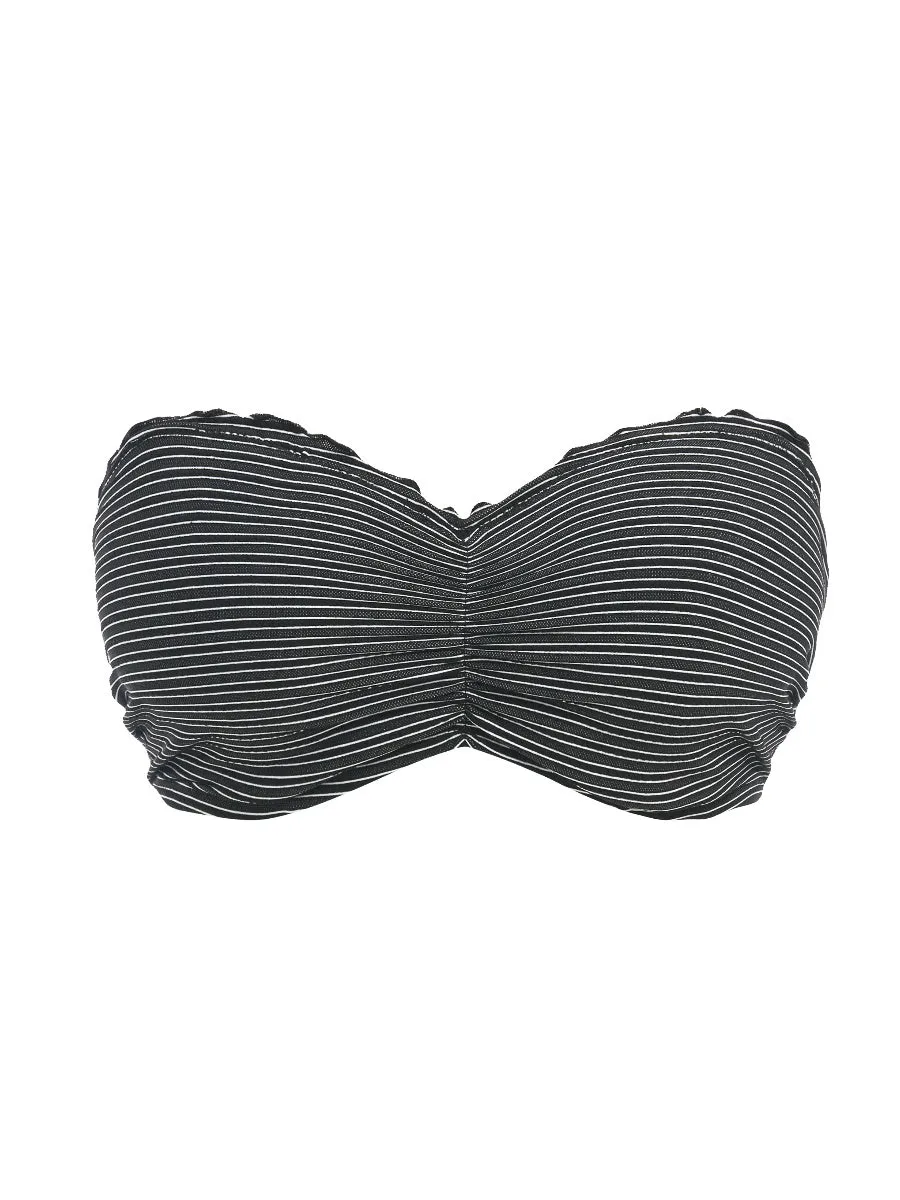 Ocean Calling Bandeau Bikini Top - Midnight