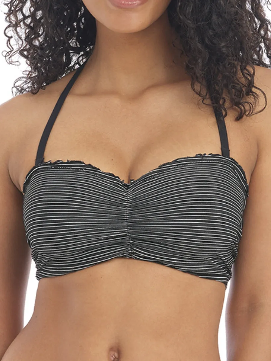 Ocean Calling Bandeau Bikini Top - Midnight