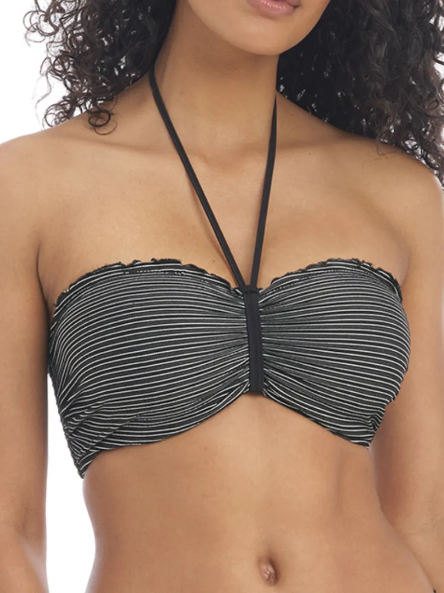 Ocean Calling Bandeau Bikini Top - Midnight