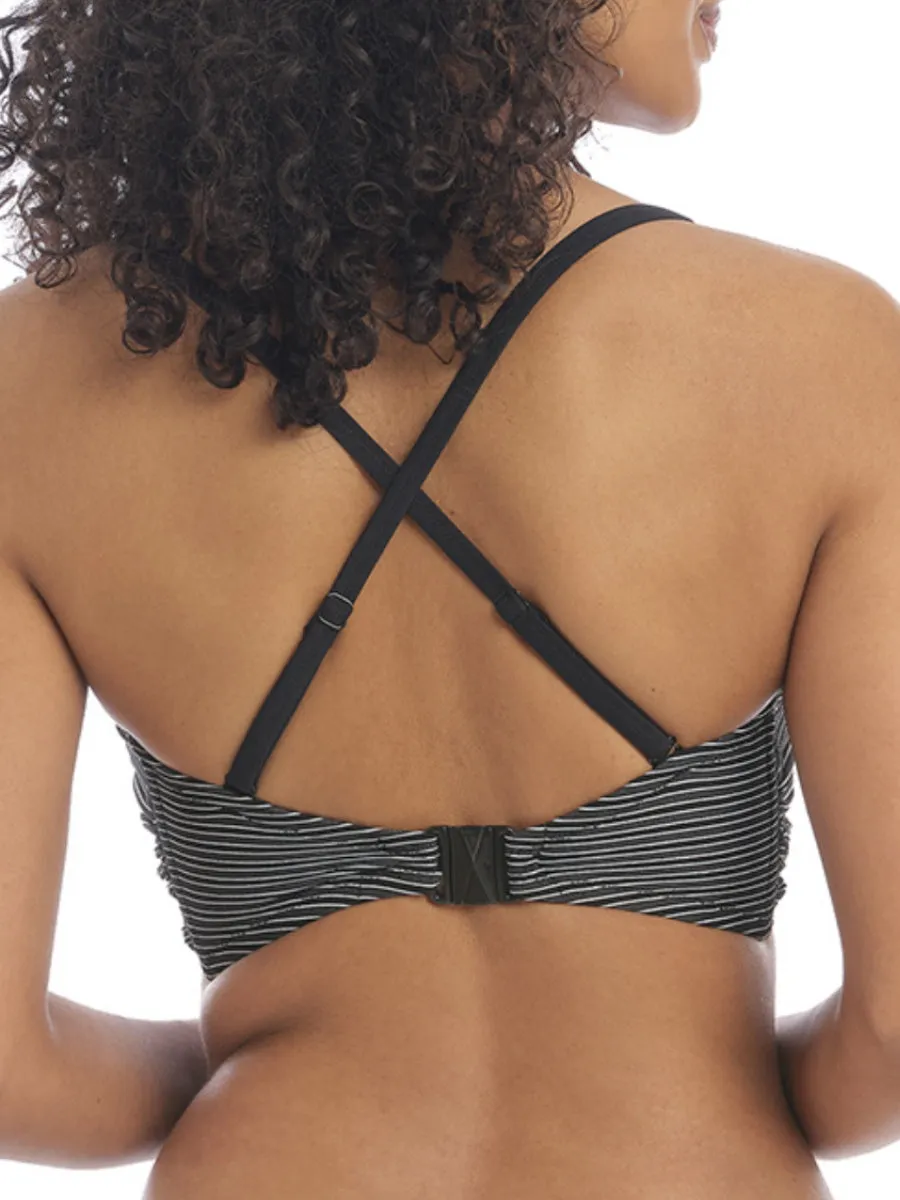 Ocean Calling Bandeau Bikini Top - Midnight