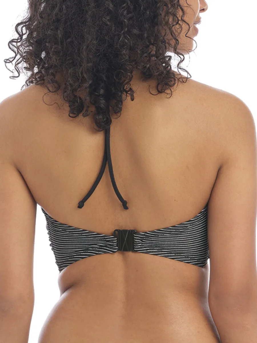 Ocean Calling Bandeau Bikini Top - Midnight