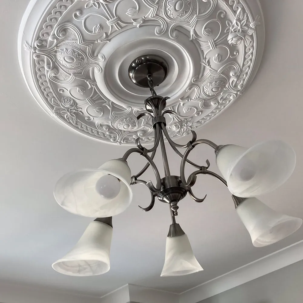 Ornate Victorian Plaster Ceiling Rose 710mm dia. LPR011