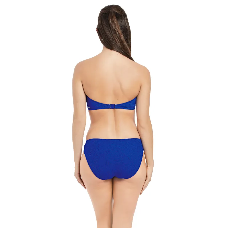 Ottawa Blue Twist Bandeau Multiway Bikini Top - Fantasie Swim