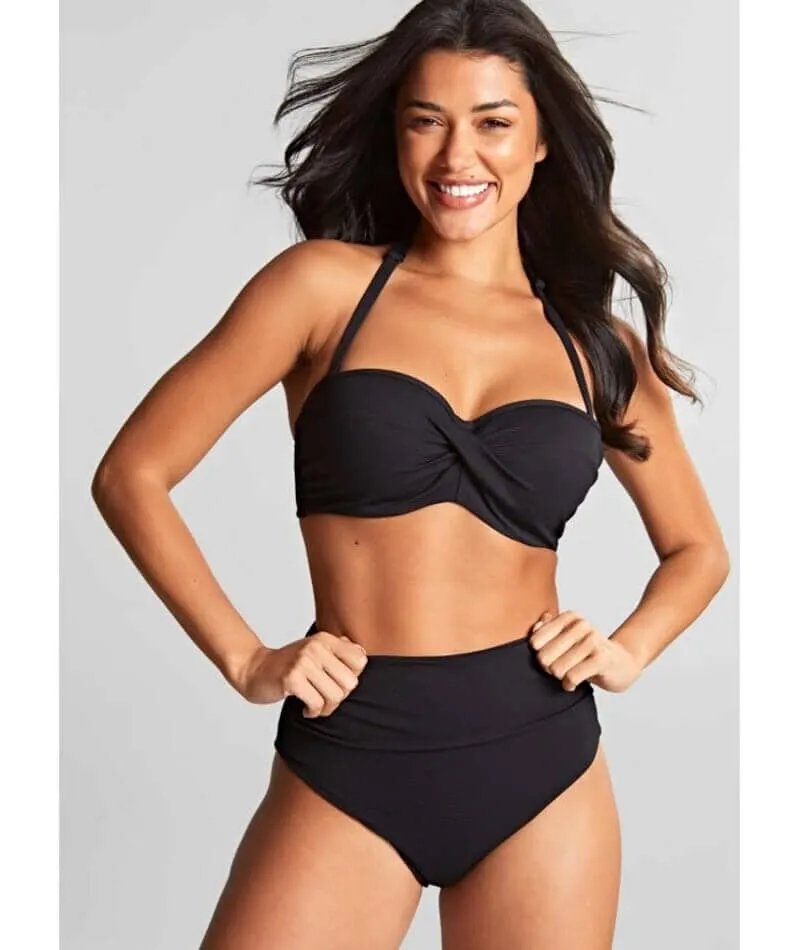 Panache Swimwear Spirit Ella Twist Bandeau Bikini - Black