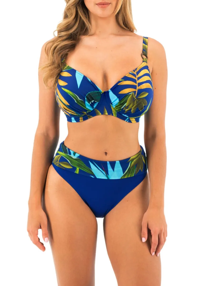 Pichola Full Cup Bikini Top - Tropical Blue