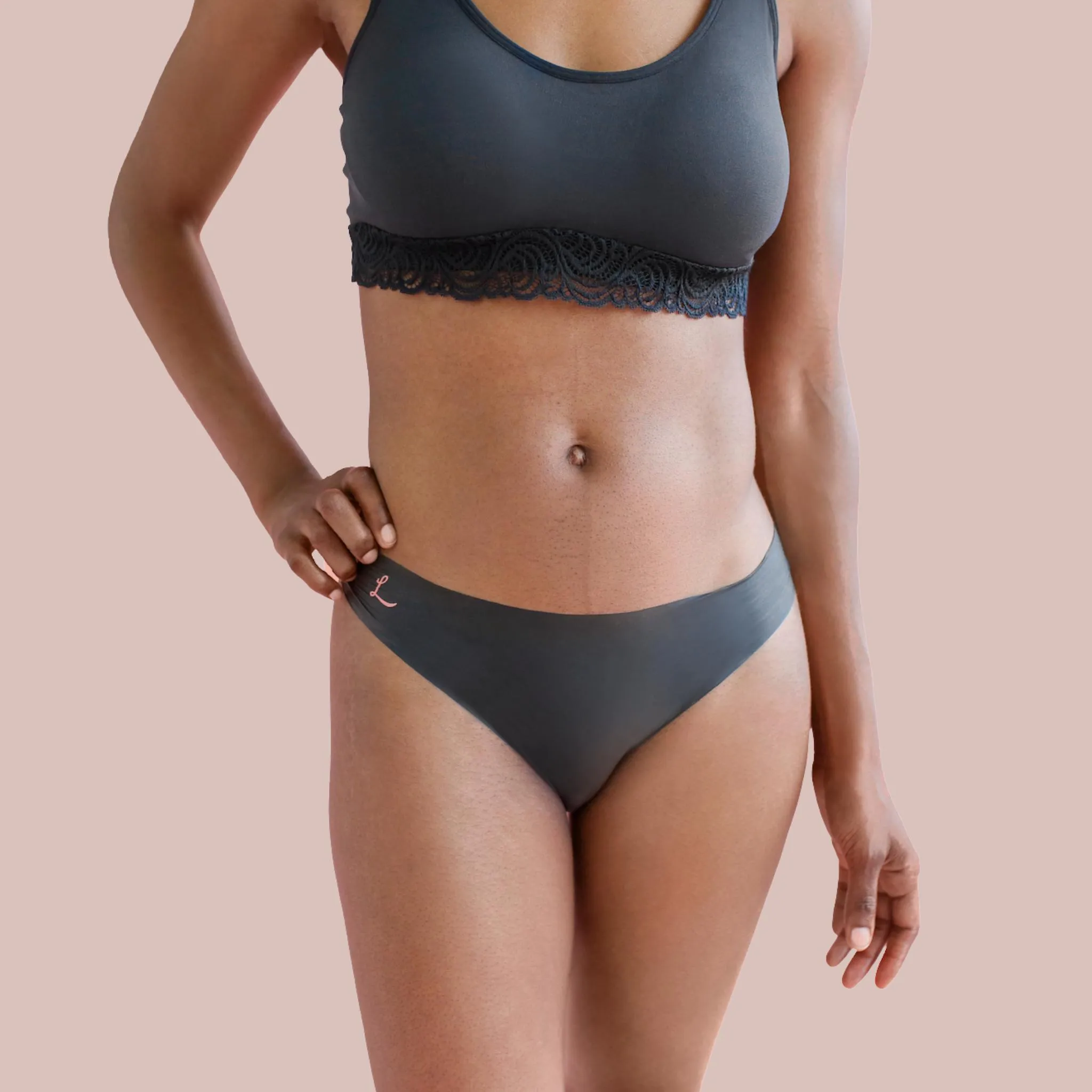Pleasure Bikinis in Black (4-Pack)