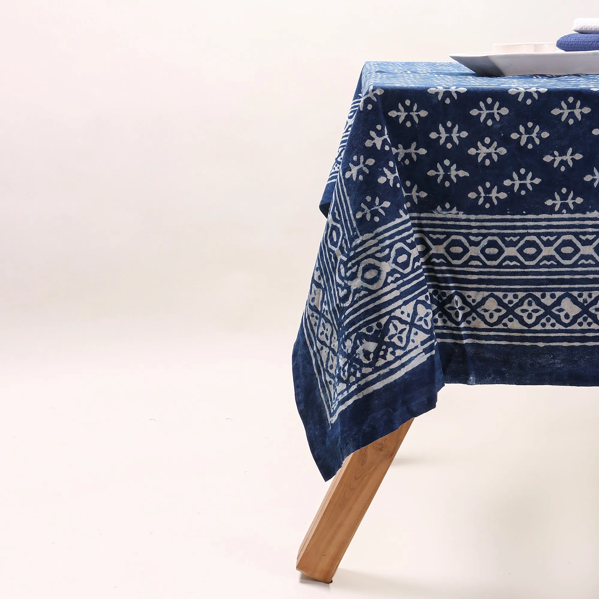 Premium Hand Block Print Cotton Dining Table Cover