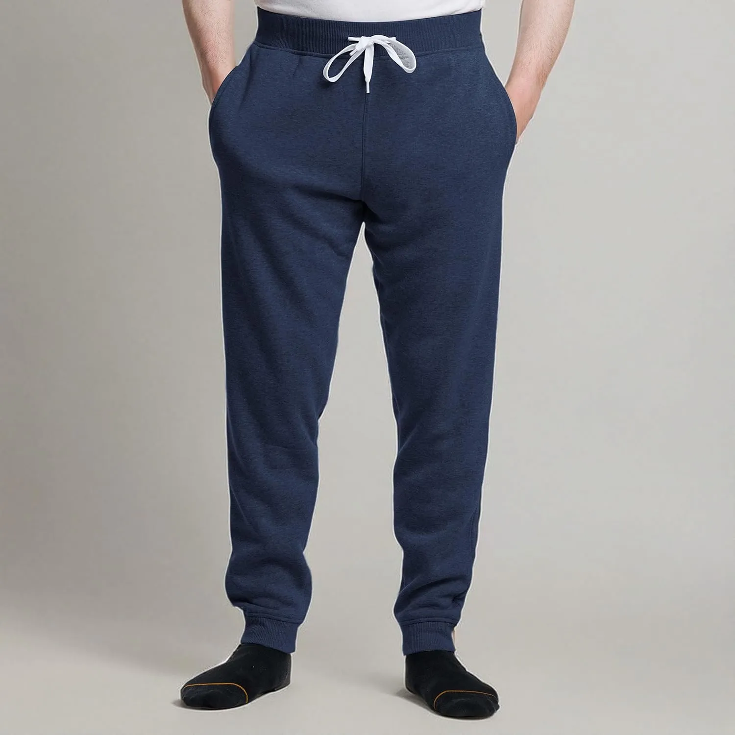 Premium Wear Mens Jogger Sweatpants - Lightweight, Super Soft, 100% Polyester | Elastic Drawstring, Deep Pockets, Tag-Free