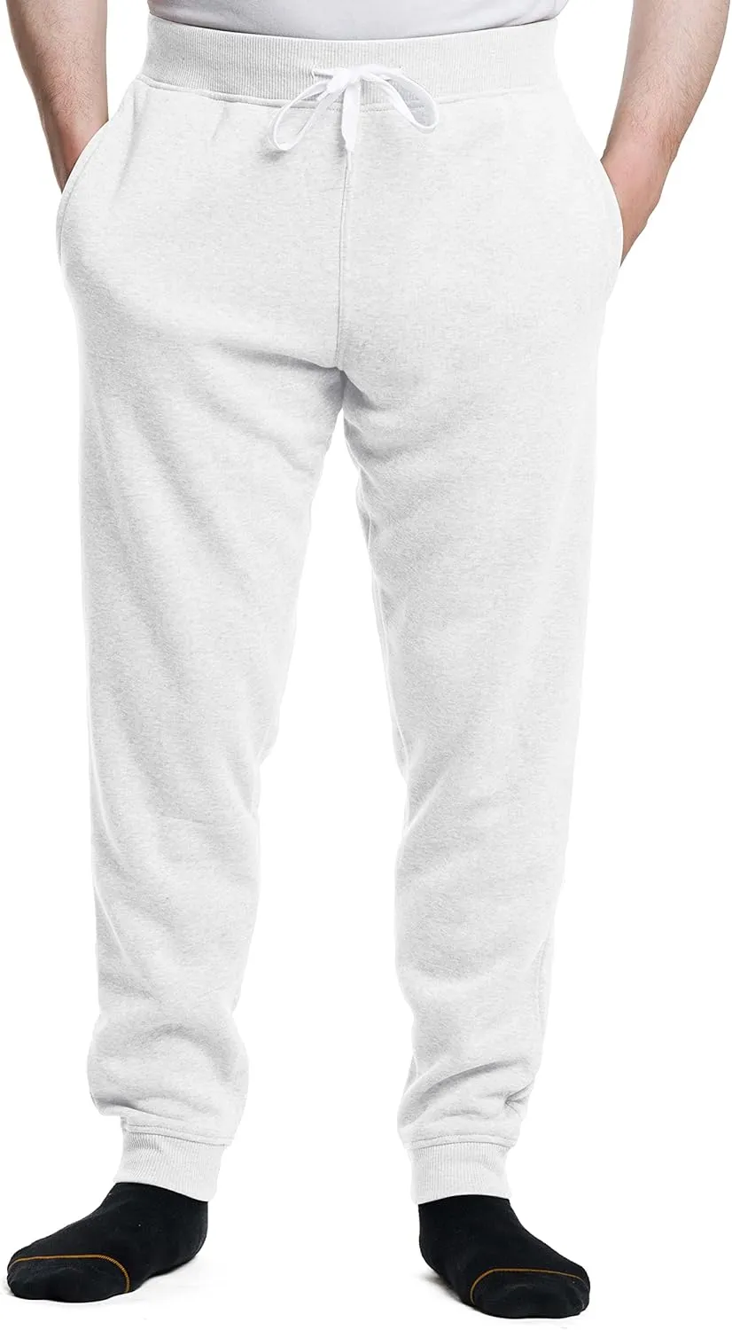 Premium Wear Mens Jogger Sweatpants - Lightweight, Super Soft, 100% Polyester | Elastic Drawstring, Deep Pockets, Tag-Free