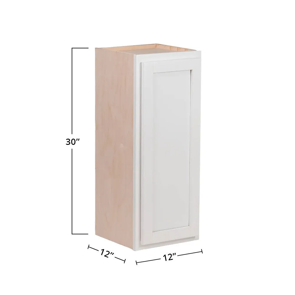 Pure White 12" x 30" Wall Cabinet