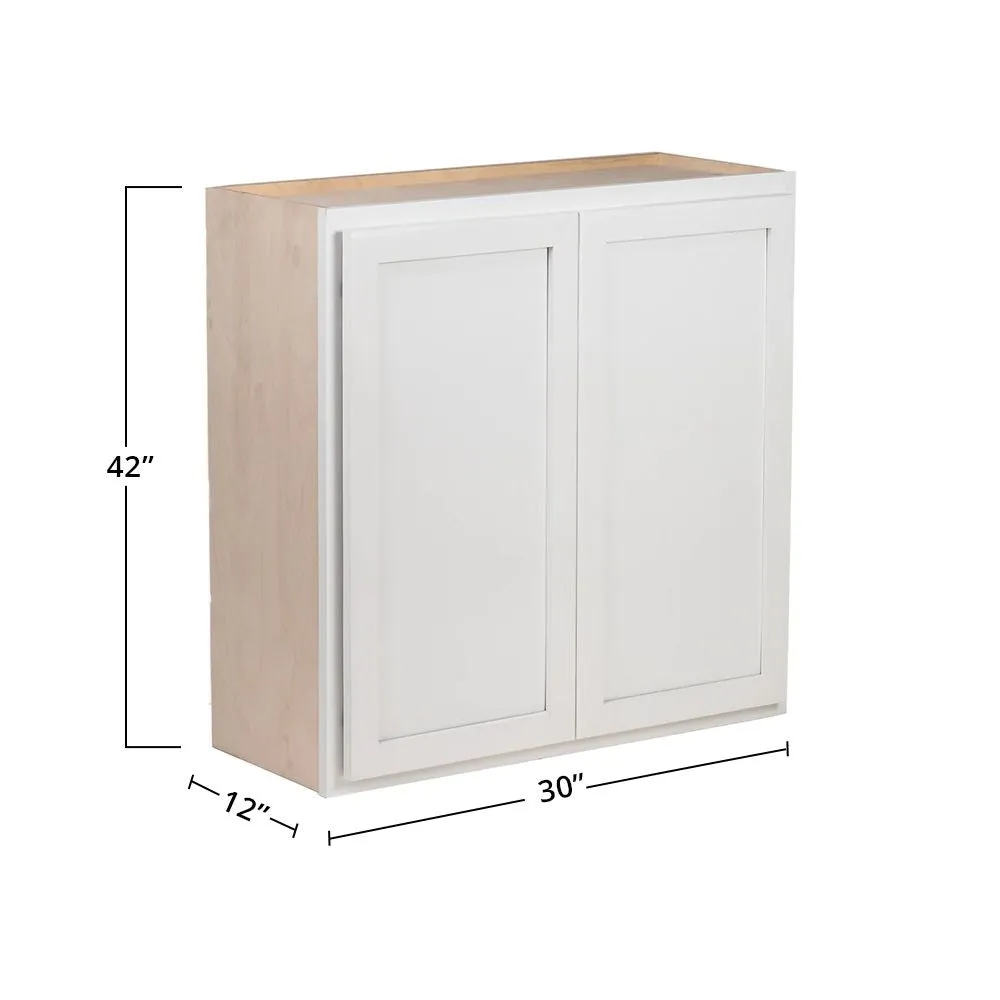 Pure White 30" x 42" Wall Cabinet