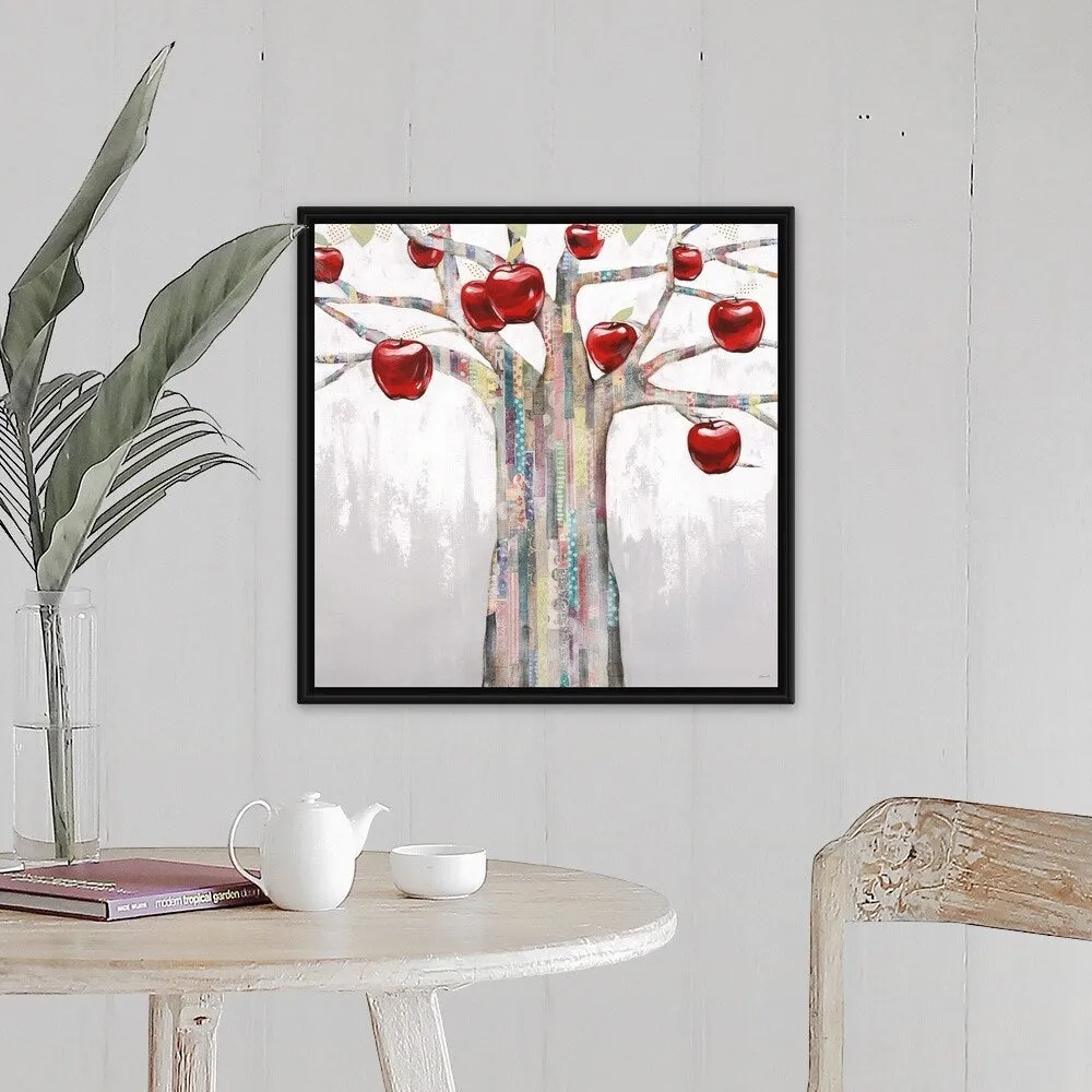 "A Few A Day" Black Float Frame Canvas Art