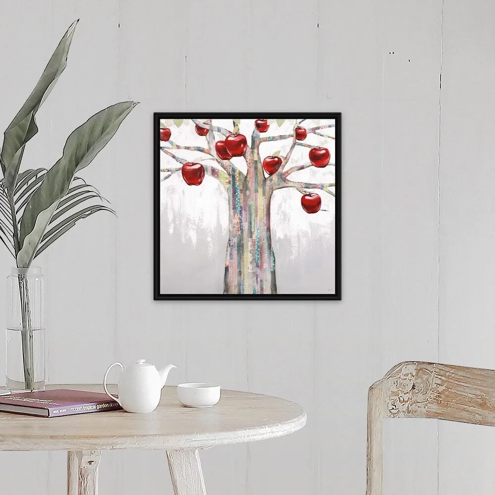 "A Few A Day" Black Float Frame Canvas Art