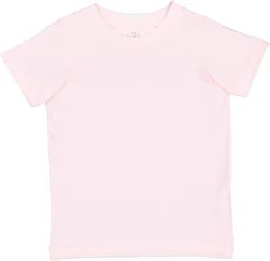 RABBIT SKINS Soft Cotton Toddler T-Shirt Boys Girls | Little Kids Tee| Blank Child Tshirt