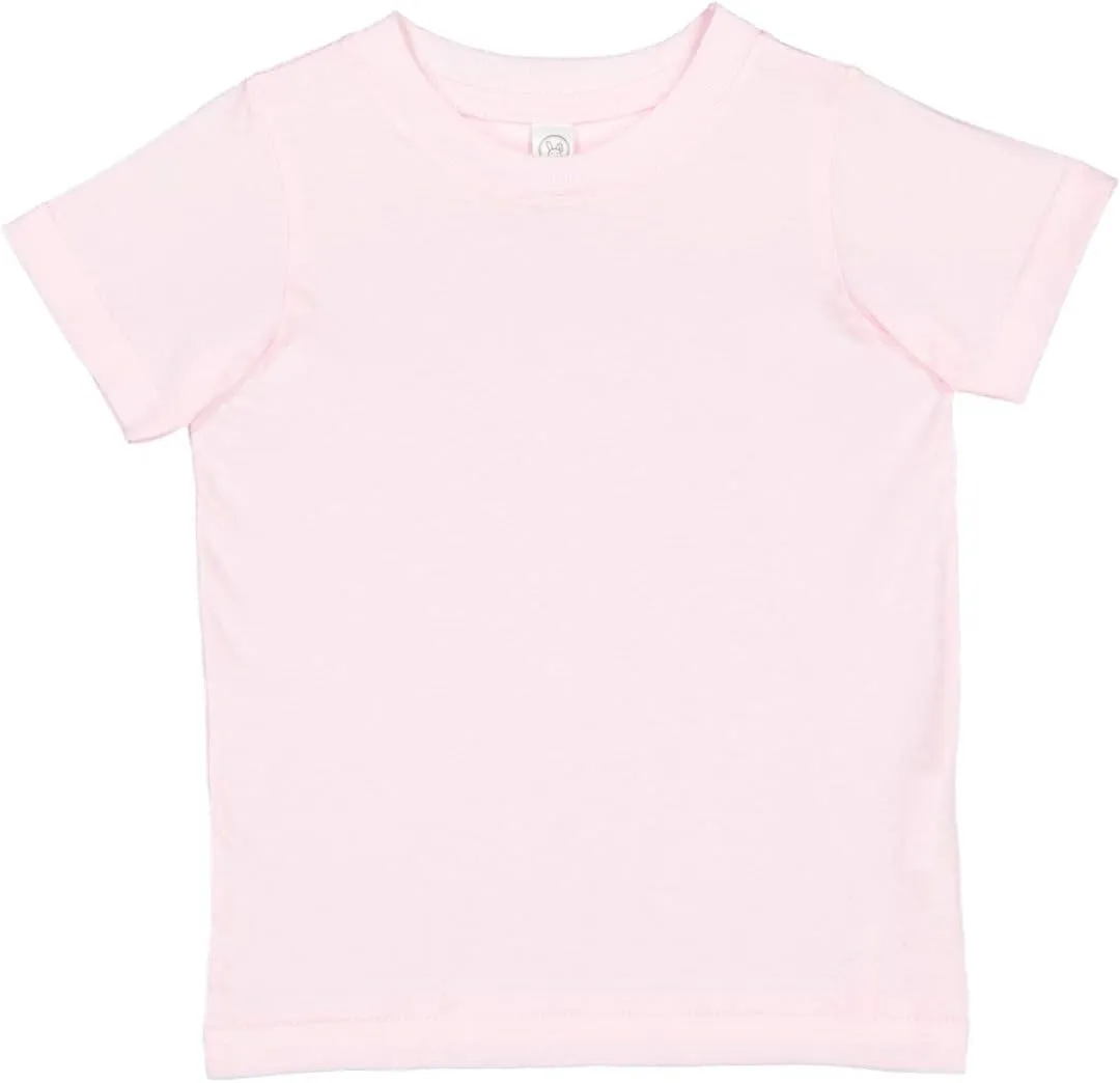 RABBIT SKINS Soft Cotton Toddler T-Shirt Boys Girls | Little Kids Tee| Blank Child Tshirt