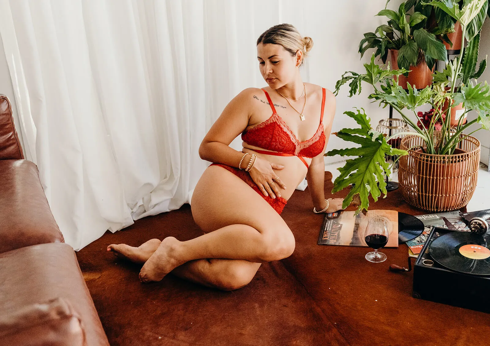 Ruby Lace Knickers