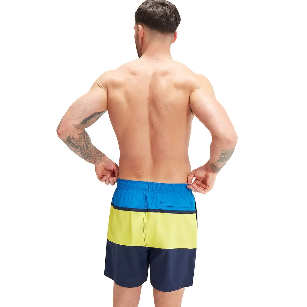 Speedo Mens Colorblock Redondo Edge Volley 17" Shorts
