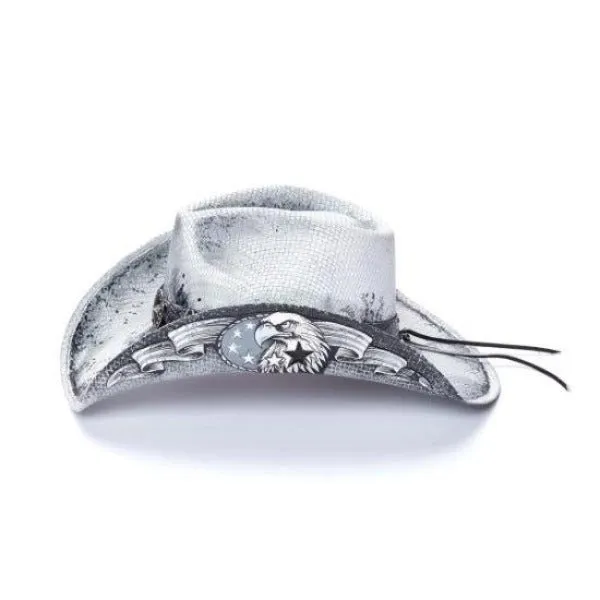 Stampede Patriotic Cowboy Hat - The White Eagle