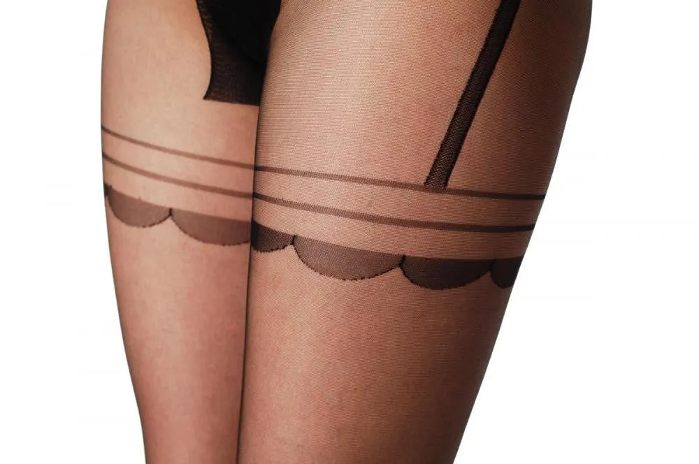 Stripy Sock & Garter