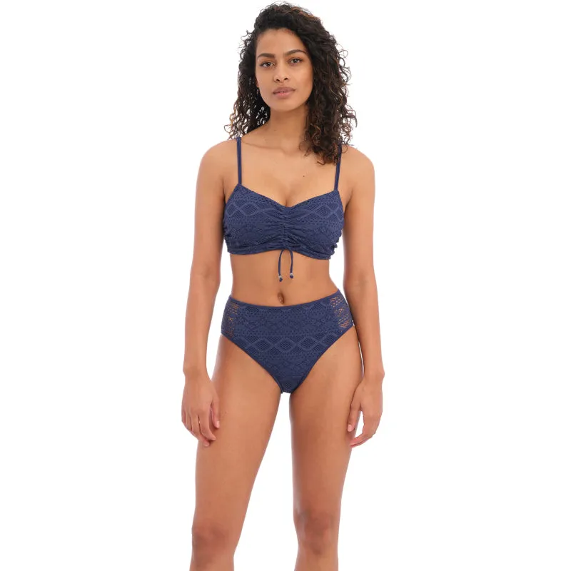 Sundance Bralette Bikini Top Denim Blue - Freya Swim