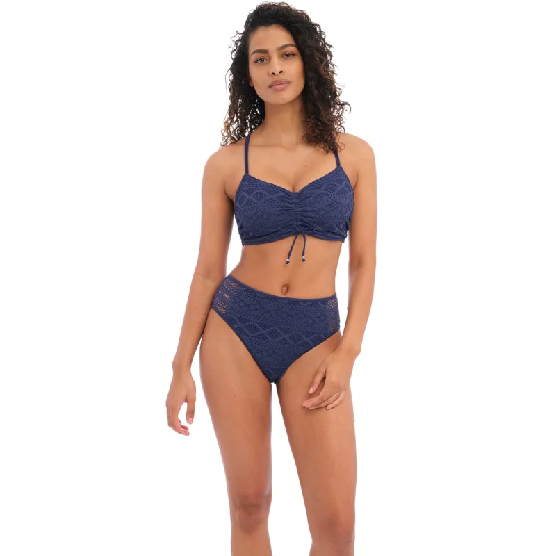 Sundance Bralette Bikini Top Denim Blue - Freya Swim