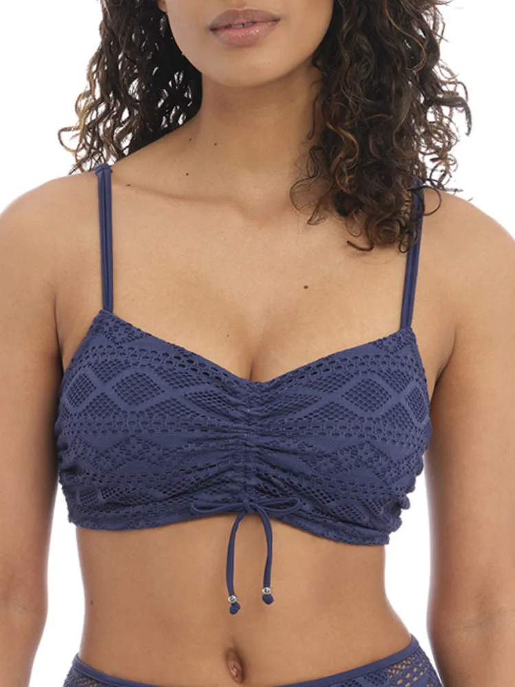 Sundance Bralette Bikini Top - Denim