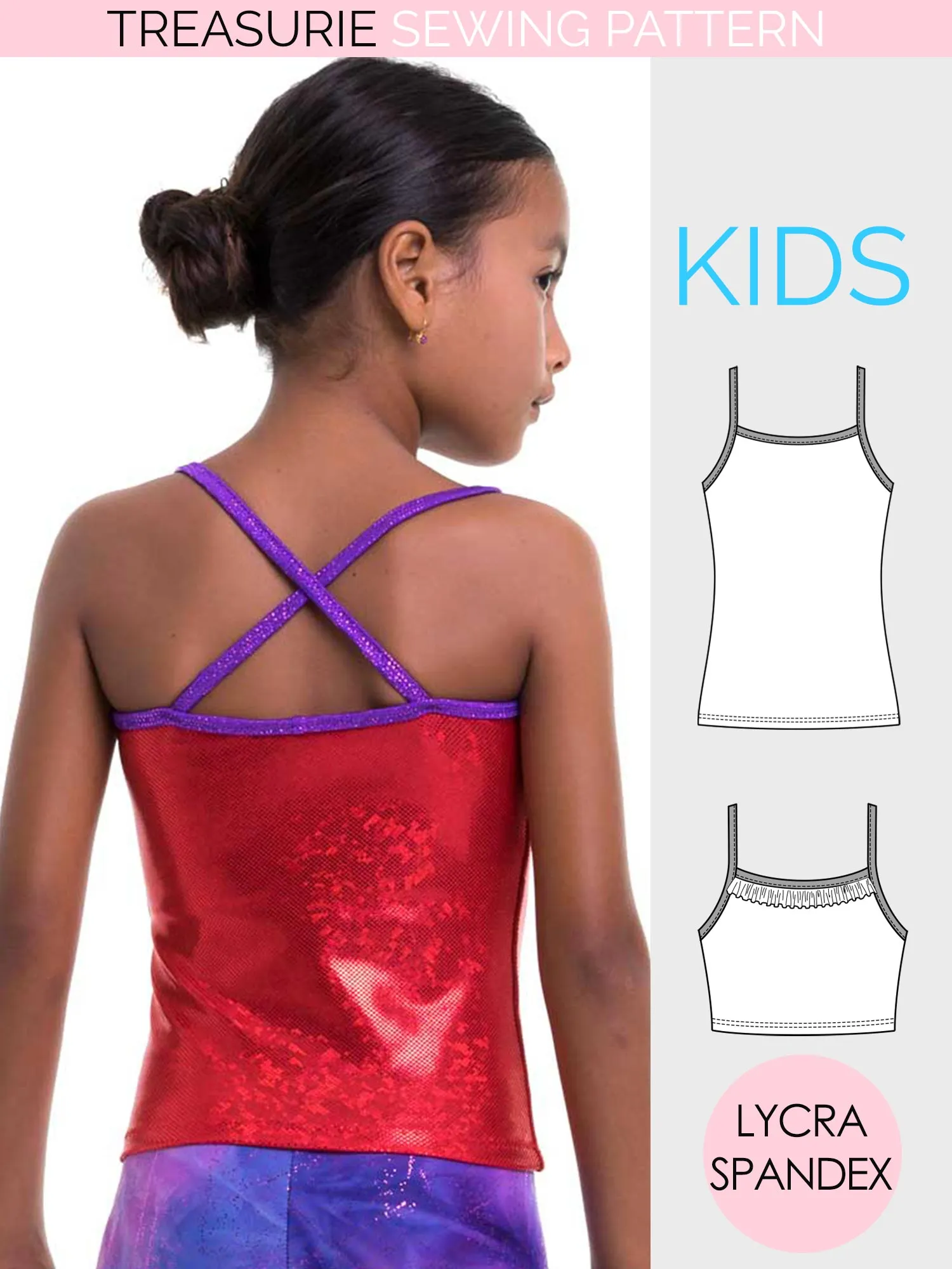 Tops Pattern - Girls Gym & Dance #2 (S506)