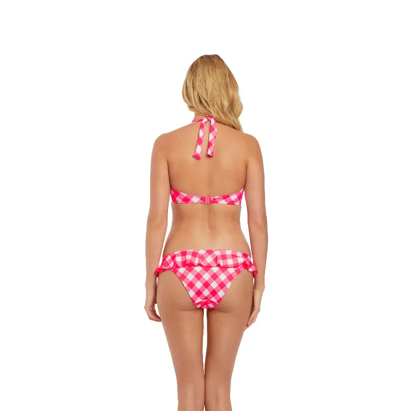 Totally Check Halter Bikini Top - Freya Swim