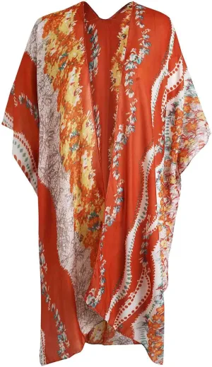 Umjetnost Women's Swimsuit Coverups Summer Beach Cover Up Casual Loose Kimono Cardigans for Swimwear