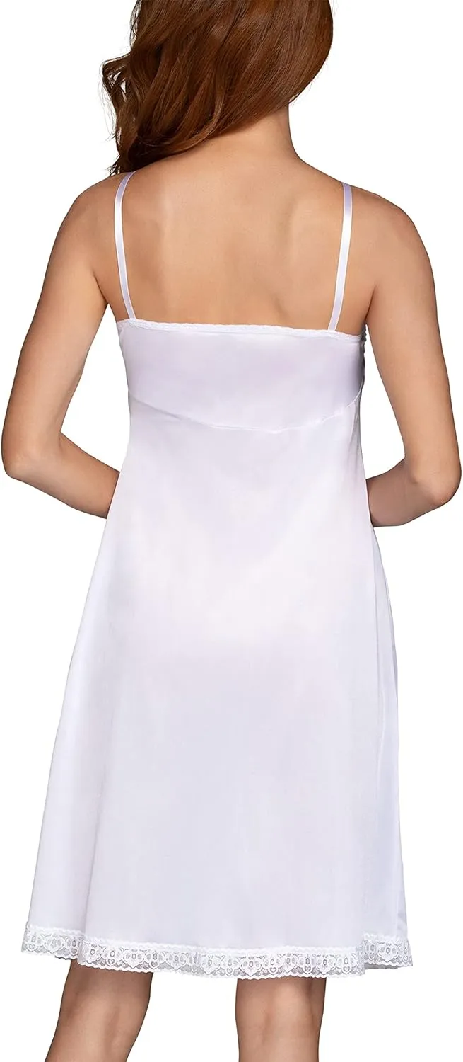 Vanity Fair Women's Anti-Static Nylon Full Slips for Under Dresses (S-5XL)