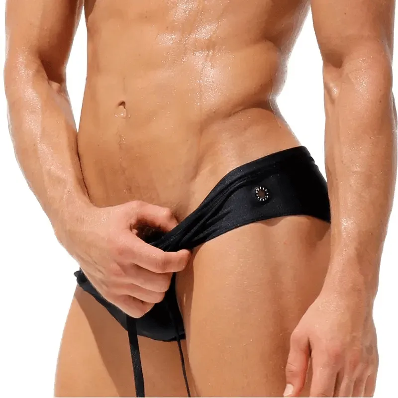 Vibrant Swim Briefs with Secure Drawstrings - SF2183