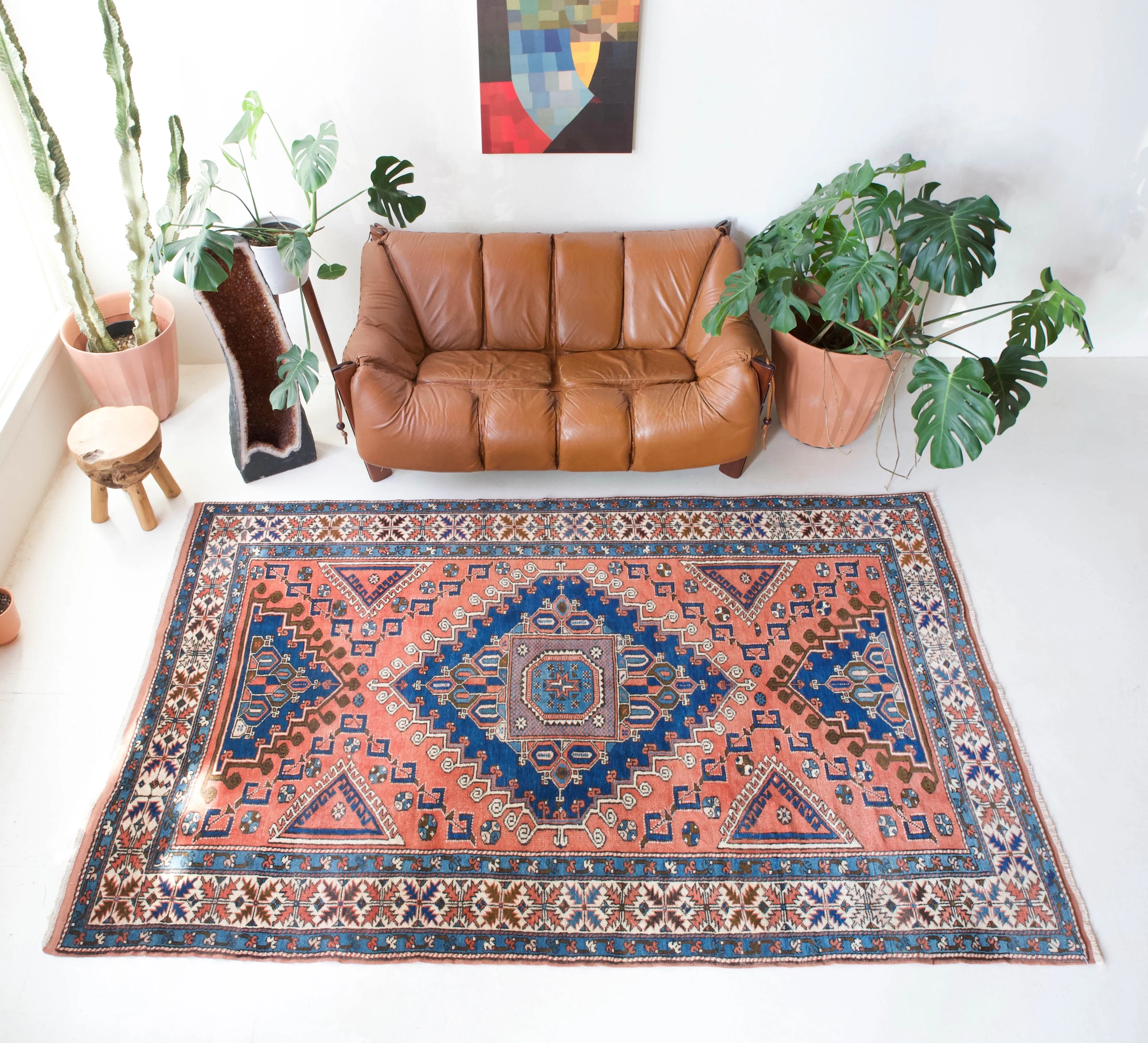 Vintage Canakkale Rug 6'6"x10'