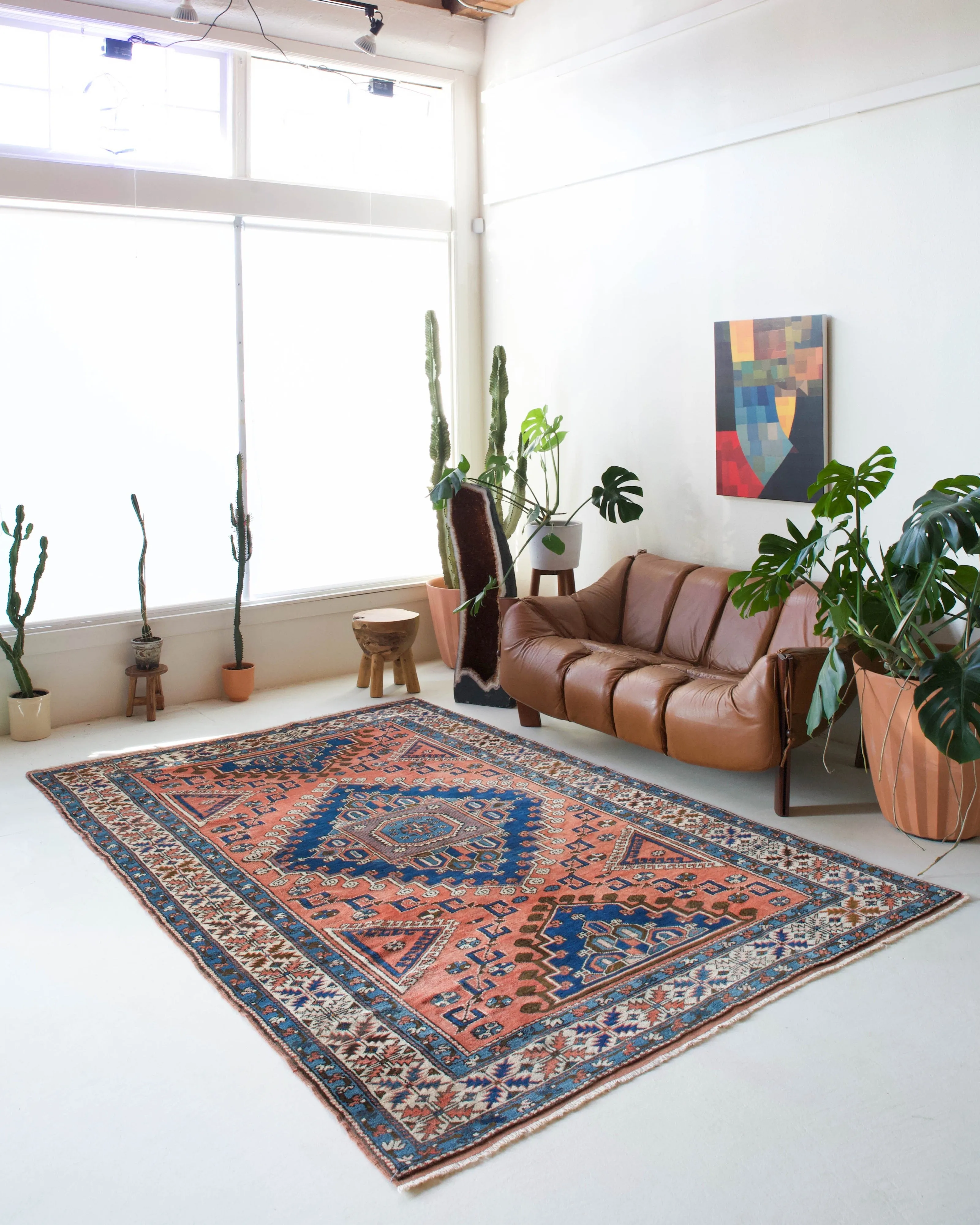 Vintage Canakkale Rug 6'6"x10'