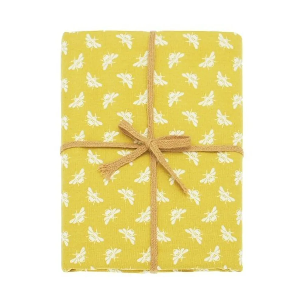 Walton & Co 100cm Ochre Bee Tablecloth