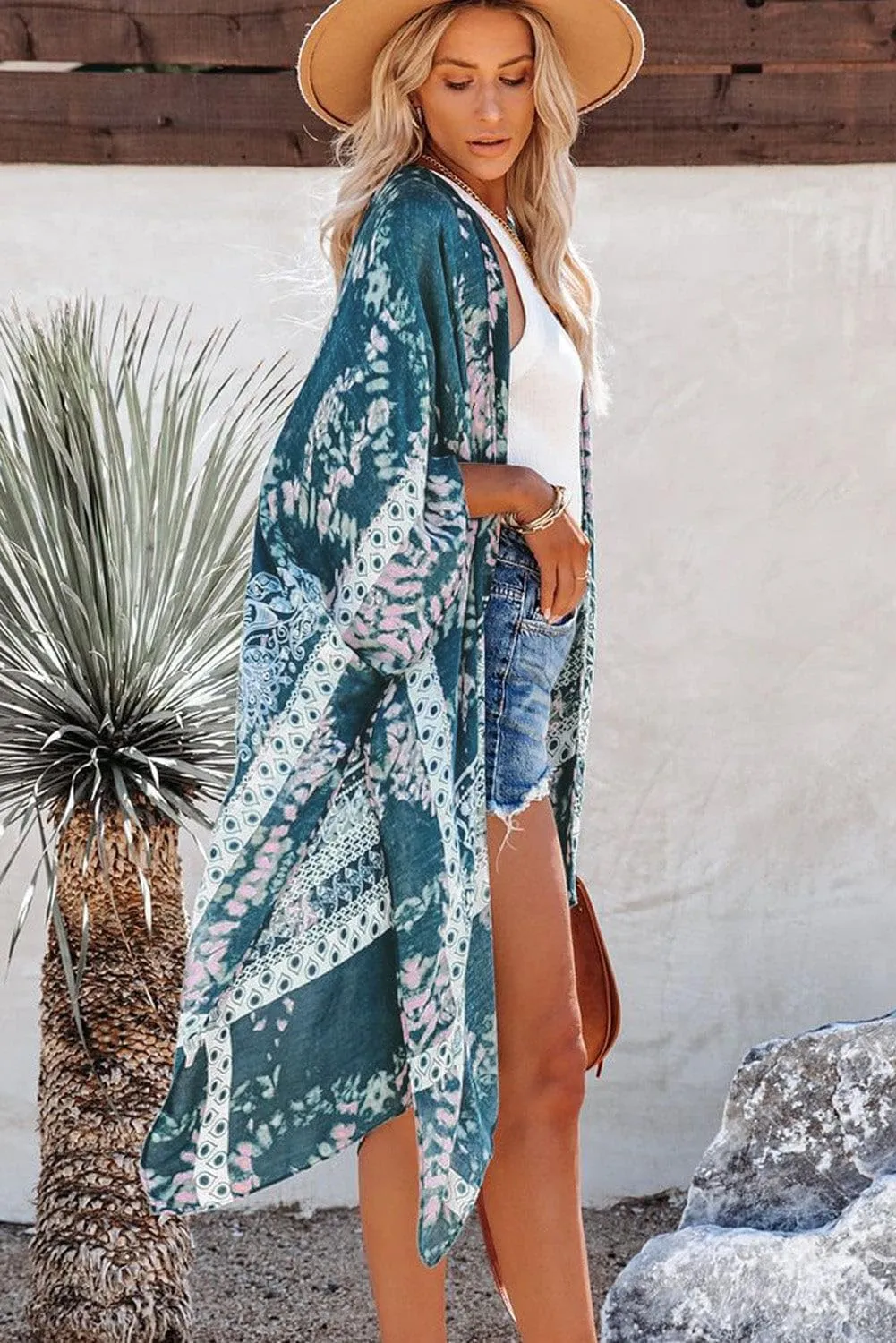 Women's Kimono Swimsuit Coverups Summer Beach Casual Loose Cardigans for Swimwear
