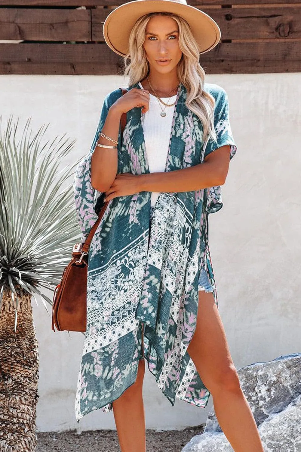 Women's Kimono Swimsuit Coverups Summer Beach Casual Loose Cardigans for Swimwear